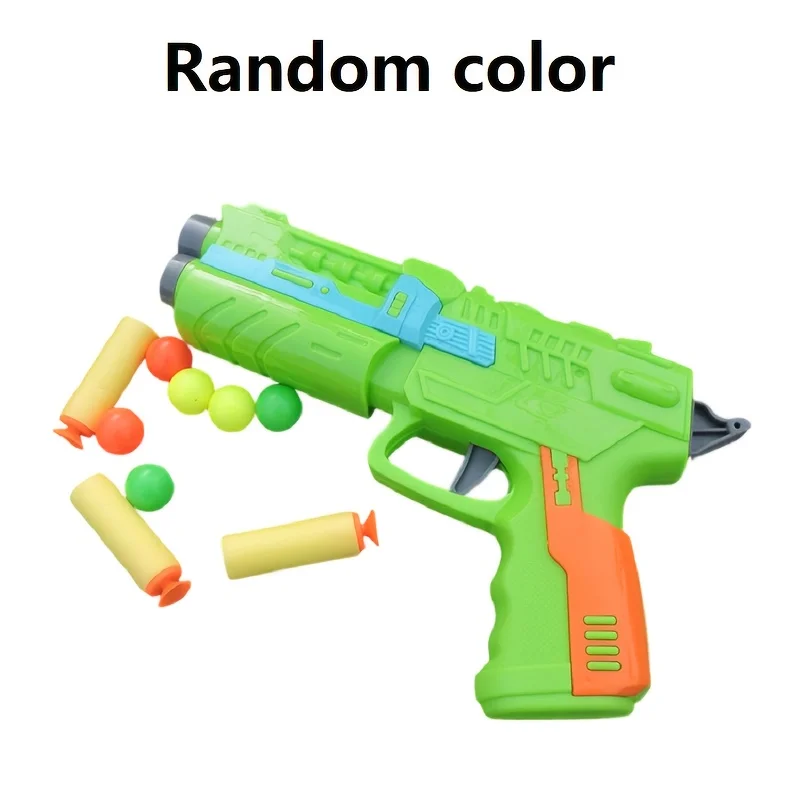 Pistolets jouets pour enfants avec jouet de tir à balles souples, jeu intérieur/extérieur, parfait pour les jeux CS en plein air, jouet éducatif, cadeau d'anniversaire