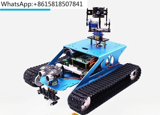 4B tracked tank car WiFi video robot AI visual gimbal kit