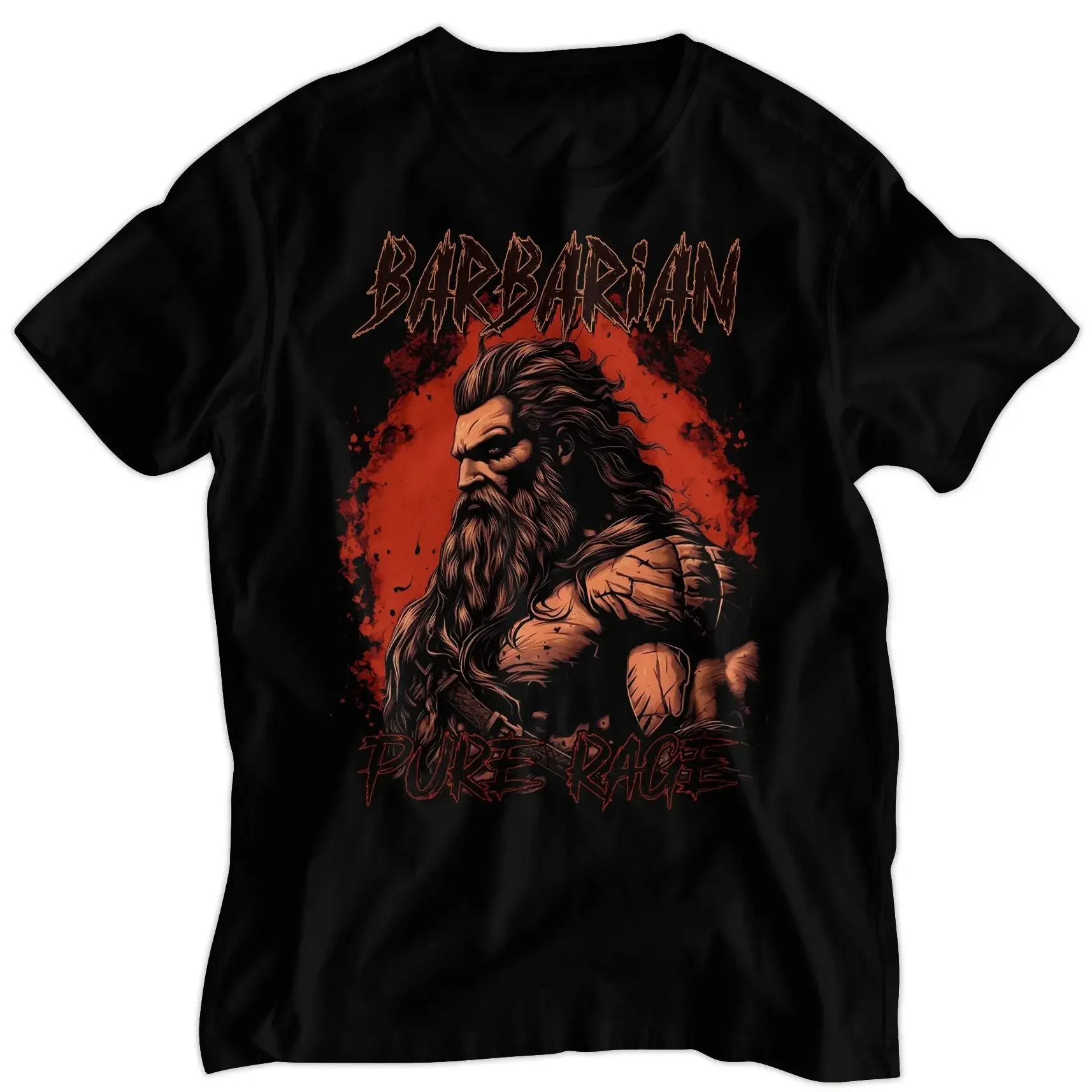 T-shirt Barbarian DnD Roleplay Dungeon Crawler, commerce équitable, haute qualité