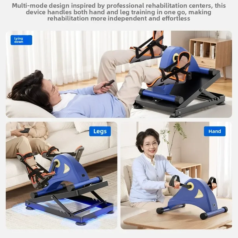 Rehabilitation Training Equipment, Elderly Hands, Legs, Electric Bicycles, Lower Limb Pedaling Exercises Bedridden Exercise Bike