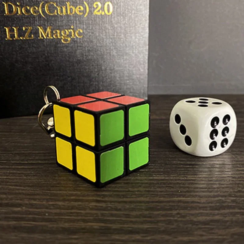 Mental Dice (Cube) 2.0 by H.Z Magic Wireless Charging Magic Tricks Prediction Gimmicks Close Up Street Mentalism Illusions Props