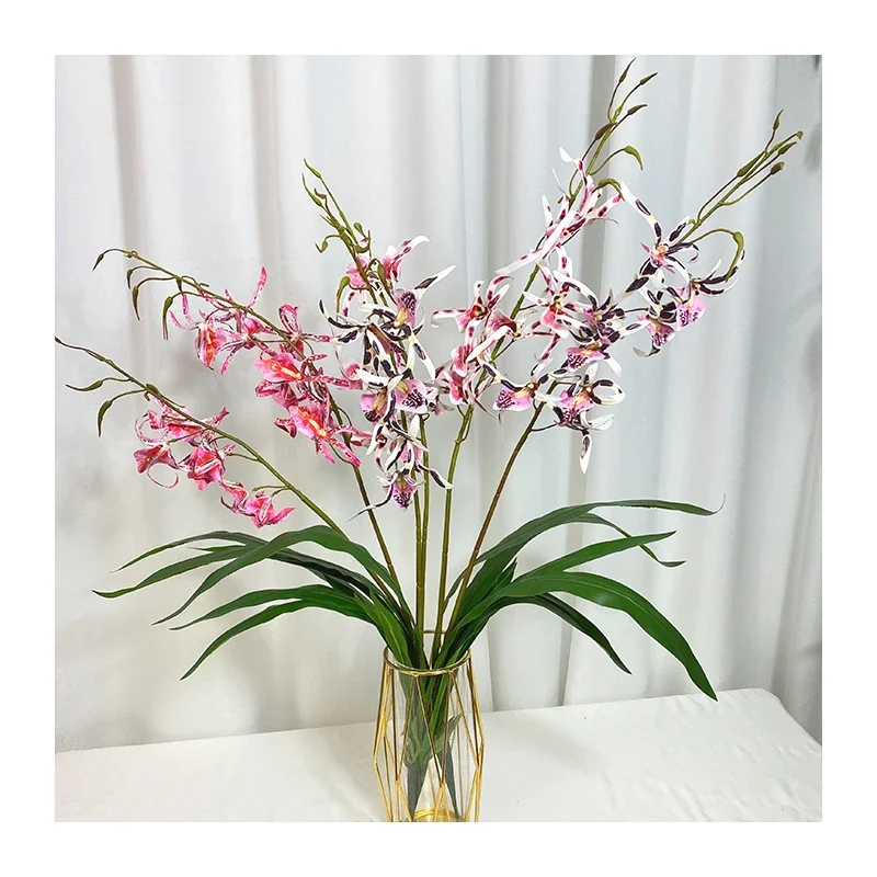 

High Quality Modern Cheap Price Artificial Flower 3D Spider Orchid For Sale