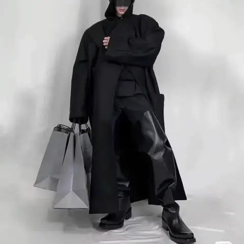 शरद ऋतु सर्दियों पुरुषों टखने जूते असली चमड़े मंच चेल्सी जूते सड़क शैली पुरुष मोटरसाइकिल जूते उच्च शीर्ष चलने के जूते 10 best sales पुरुषों के प्लेटफ़ॉर्म बूट - №4