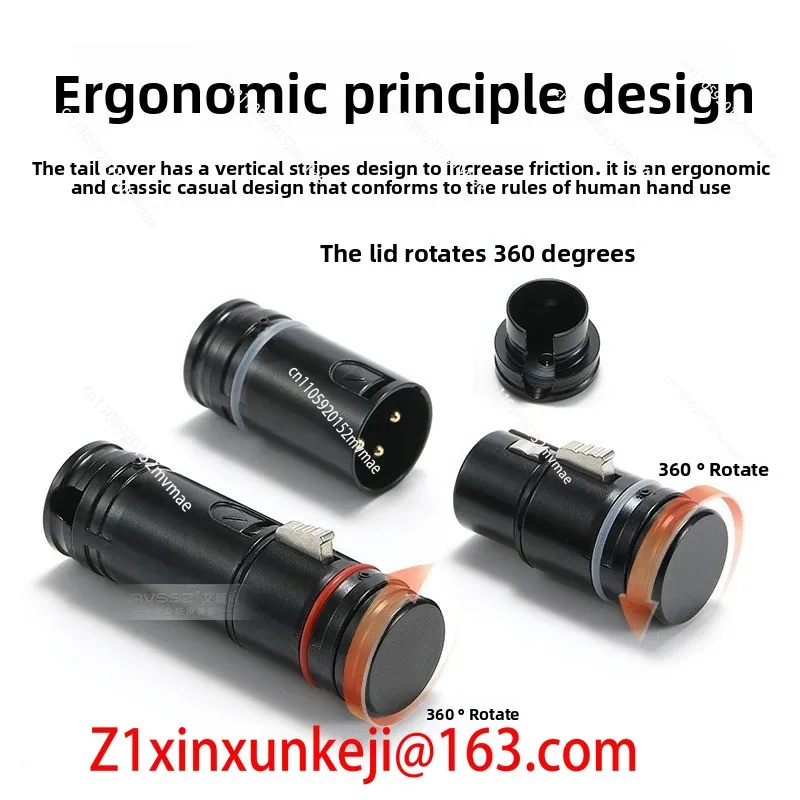 Rotating Short Three Core Male and Female Head Right Angle XLR Microphone with XLR Bend, Audio Plug L-shaped Balanced Microphone