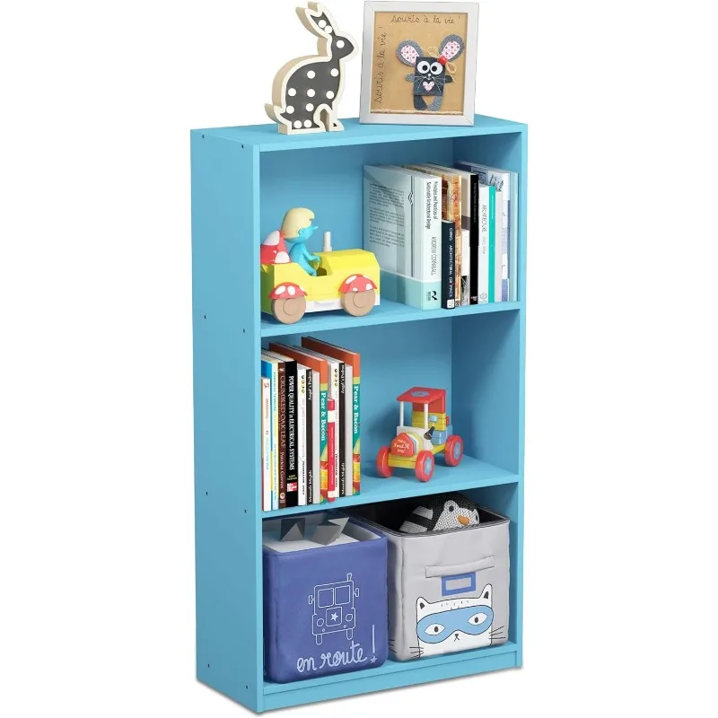 3-Tier Bookcase Storage Shelves