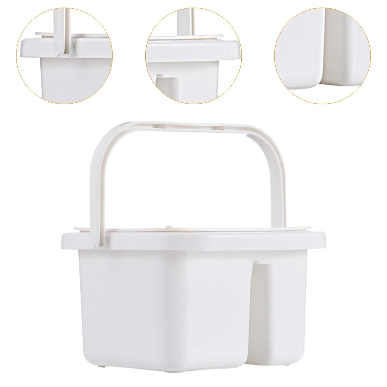 Paint Brush Washer Brush Cleaner Palette Lid, Portable Pot Paint Brush Washing Bucket, Paint Brush Basin for Painting Cleaner