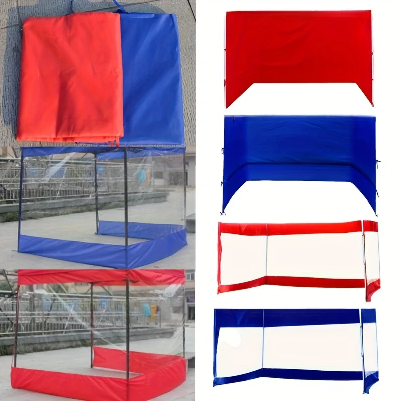 1Pc Folding Shading Cloth Tent Advertising Thickened Dust and Rain Cover Tarpaulin (excluding Tent Roof and Bracket)