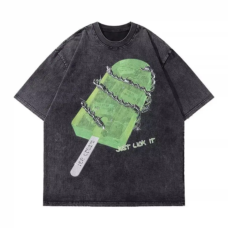 تي شيرت Just Lick It Cheeto Cheeto Black تي شيرت رجالي قطني كاجوال بأكمام قصيرة ملابس صيفية عصرية مطبوعة برسومات مضحكة