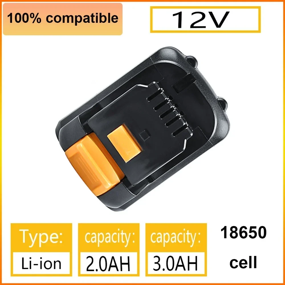 Imagem -05 - Bateria Recarregável para Dewalt Ferramentas Elétricas de 12v 2ah 3ah 4.0ah Dcb120 Dcb122 Dcb124 Dcb125 Dcb121 Dcb100 Dcb101 Dcb119