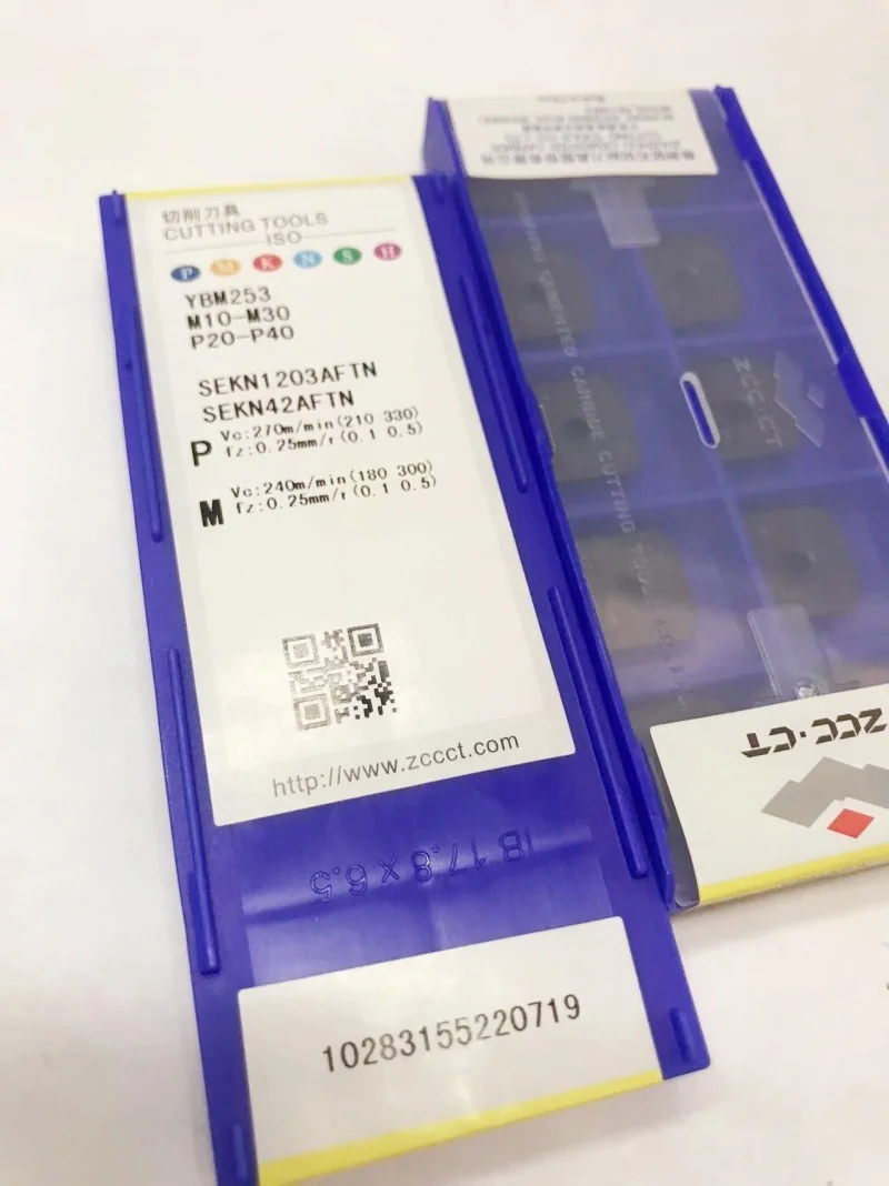 

SEKN1203AFTN YBM253/SEKN1203AFTN YBG202/SEKN1203AFTN YBG205/SEKN1203AFTN YD201 твердосплавные вставки для фрезерных лезвий с ЧПУ 10 шт.