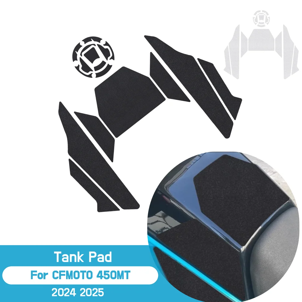 

For CFMOTO 450MT 2024 2025 450 MT Side Tank Pad Oil Gas Fuel Protector Cover Sticker Decal Motorcycle Motor Accessories