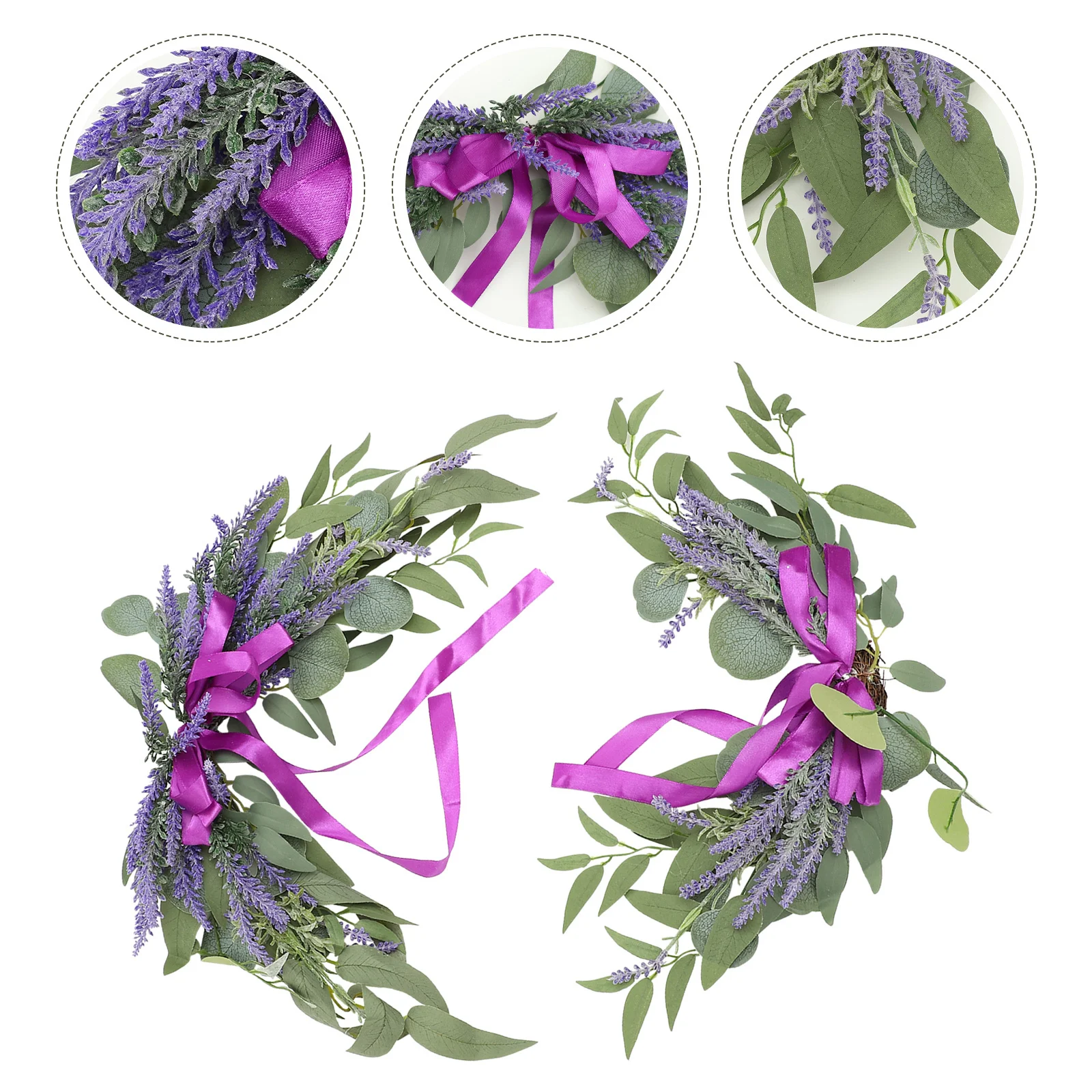 

2Pcs Lavender Decoration Artificial Fake Lavender Arch Flower Romantic Wedding Party Home Birthday Decor Supplies