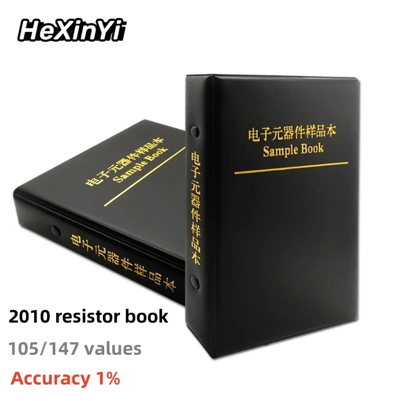 2010 SMD resistor component sample book 105-147 resistance values Accuracy 1% 25pcs for each resistance value