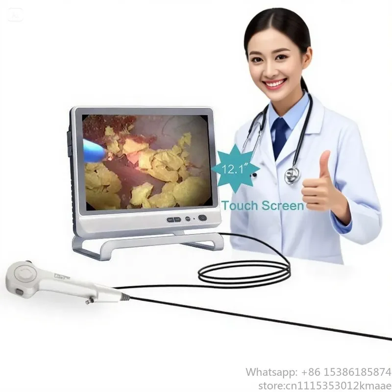 Vequyn 7.5Fr Disposable Flexible Video Ureteroscope with Working Channel for Urology