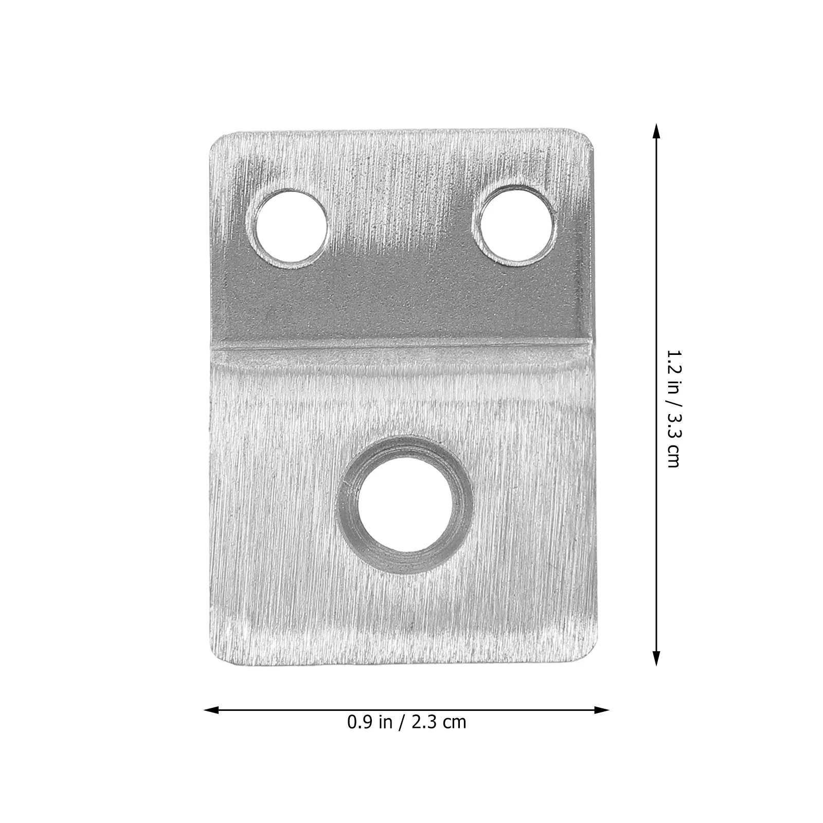 2 قطعة دليل الجسم قفل 2.2 مللي متر سميكة باب من الفولاذ المقاوم للصدأ تعزيز لوحة لباب الأمان ديدبولت طقم تركيب M5 #6