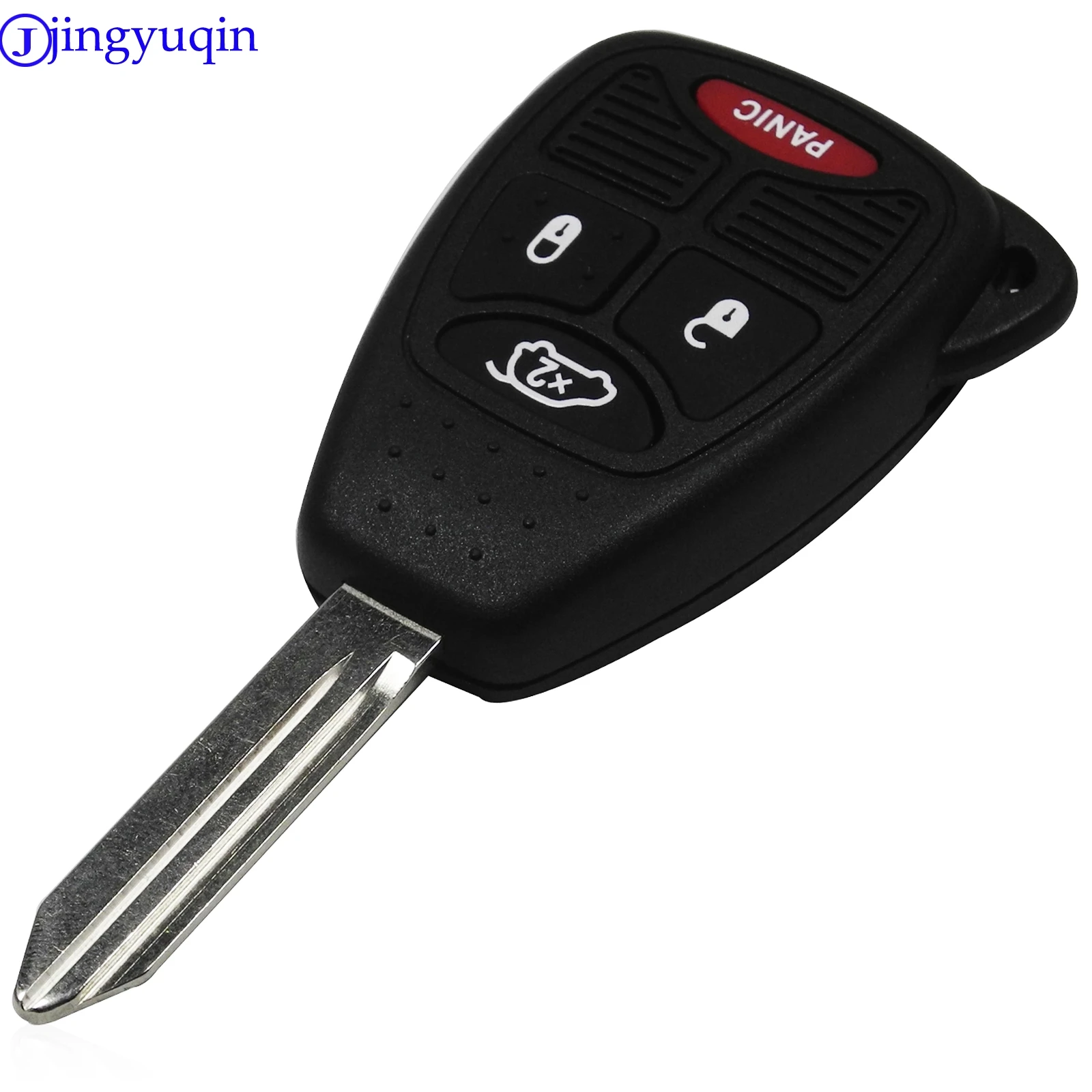 jingyuqin 10p 2/3/4 Remote Car Key Shell Cover For Chrysler 300 Aspen For Dodge Dakota Durango For Jeep Grand Cherokee Commander