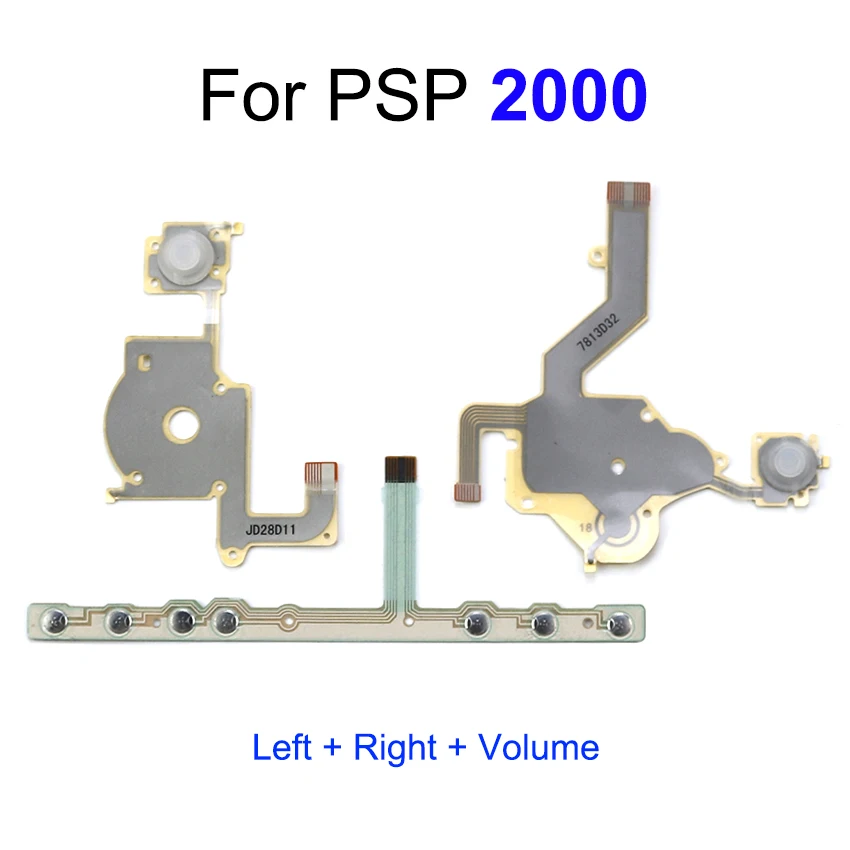 YuXi Ersatz für PSP 1000 2000 3000 links rechts Tasten Funktion Start Home Volumen PCB Tastatur L R Flex Kabel Reparatur Teile – Detail 2