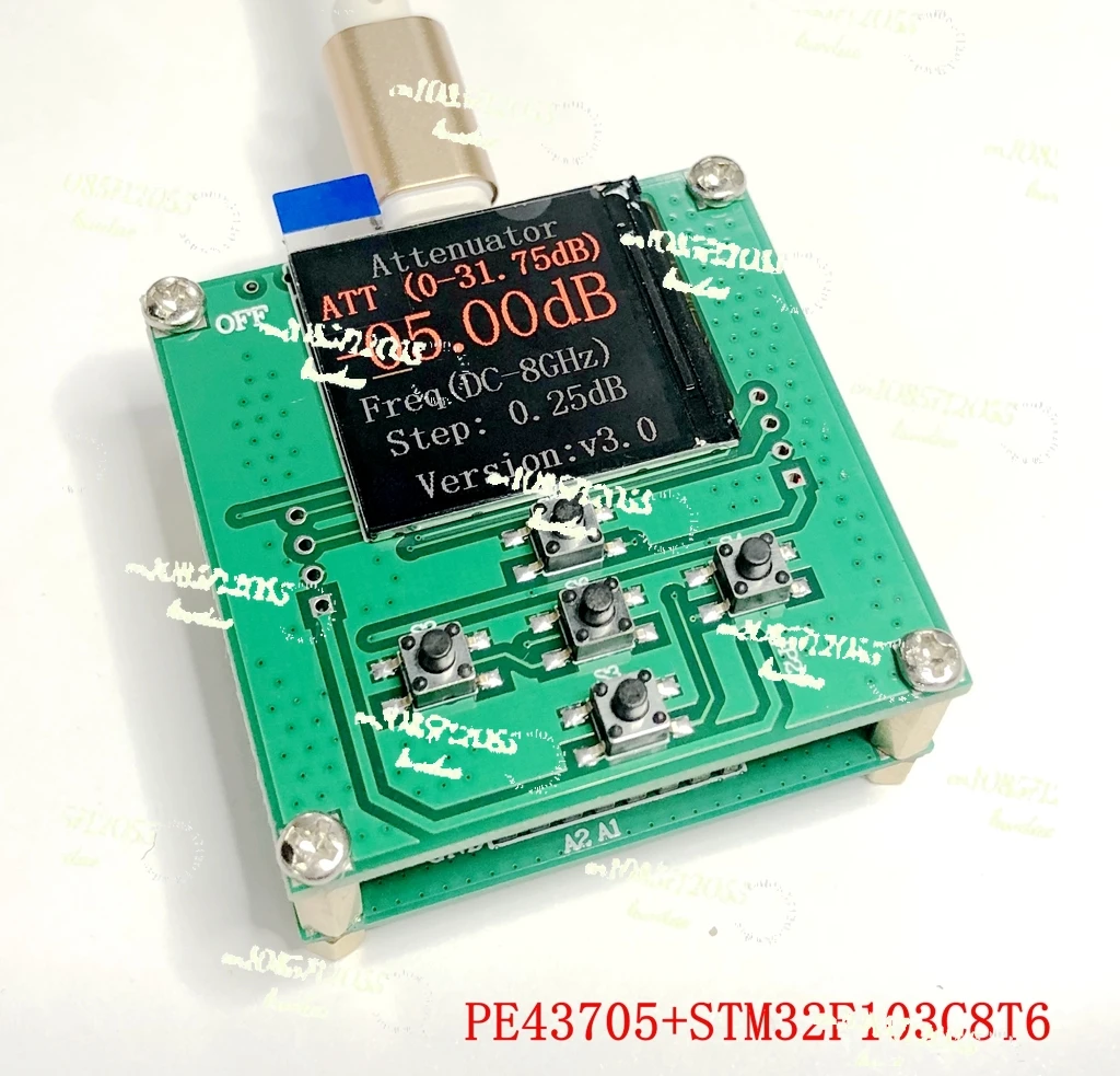 

Applied to Digital RF Attenuator Module PE43705 LF~ 8GHz 0.25dB Step to 31.75dB