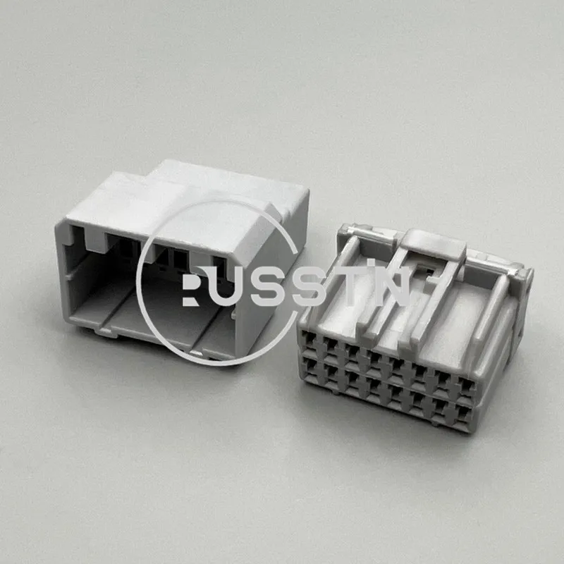 

1 Set 16 Hole Car Male Female Wiring Harness Plastic Housing Unsealed Plug AC Assembly MG611332 Automotive Connector