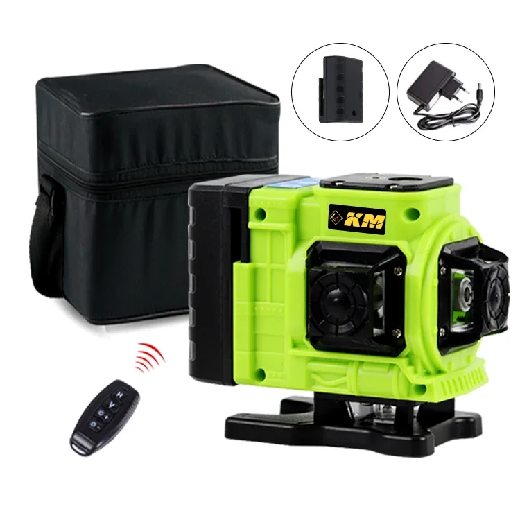 KM Mini Laser Leveling Machine Vertical Self Green Cross Line Laser Level Tool