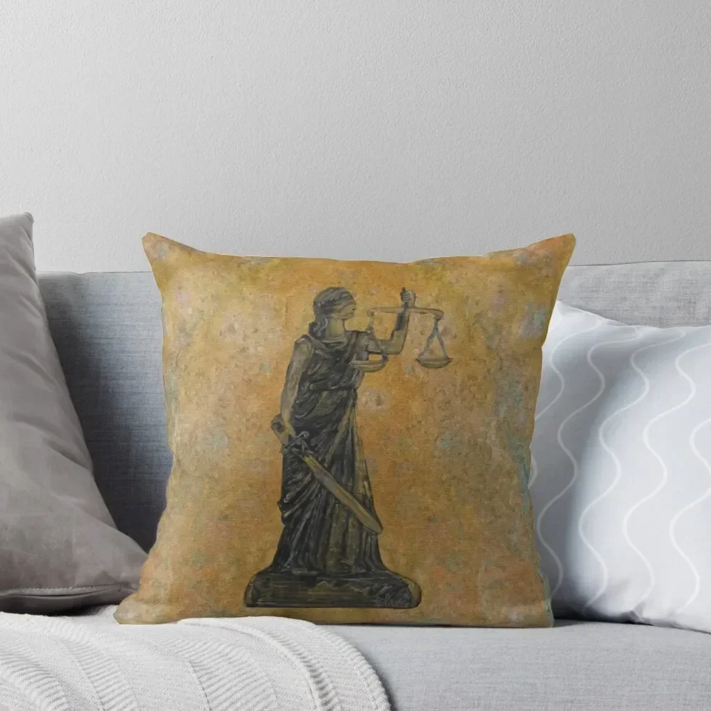 

Lady Justice 27M Throw Pillow Sofa Pillow Cover ornamental pillows pillow