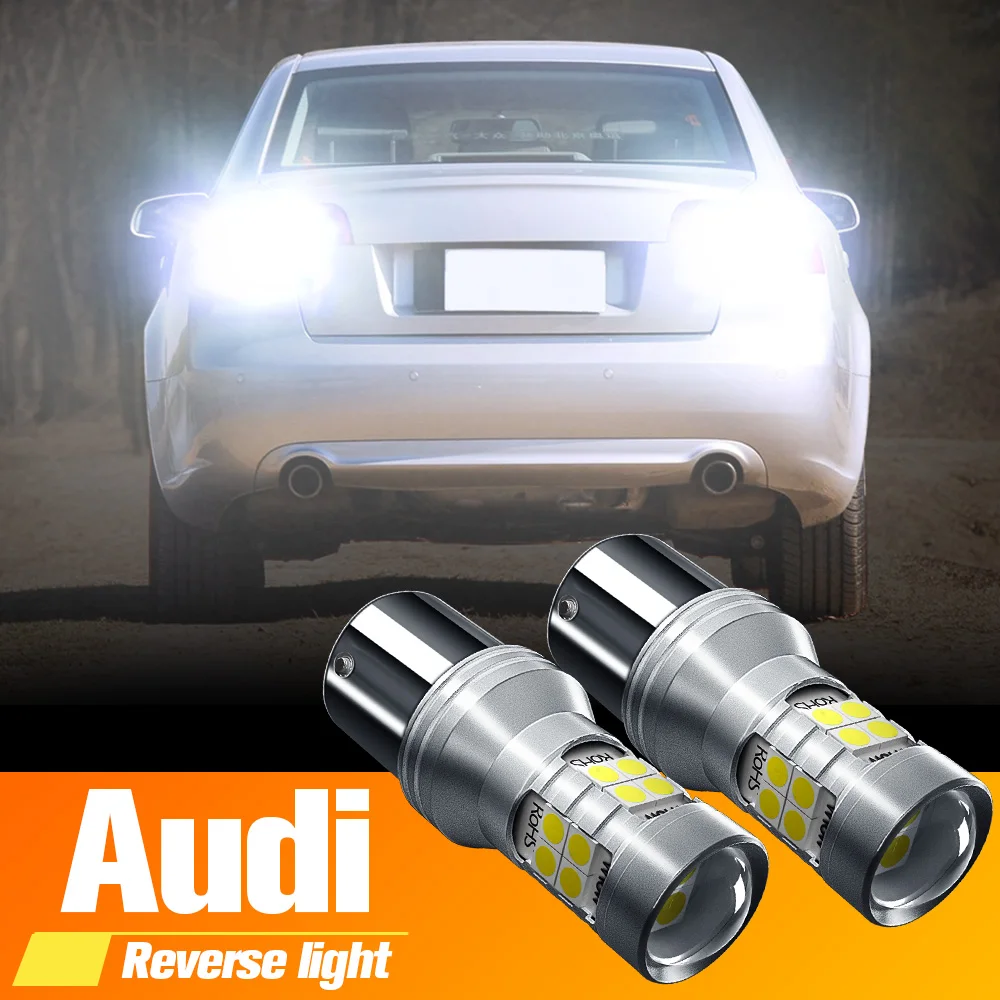 

2pcs LED Backup Light Blub Reverse Lamp P21W 7506 BA15S Canbus No Error For Audi A2 A3 8L A4 B5 B6 A6 C5 A8 D2 4D TT 8N