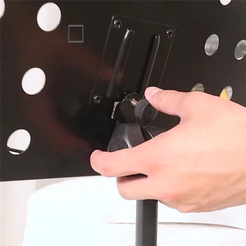 ABYM-trípode plegable para partituras de partituras, soporte de hoja de música de Metal para guitarra, violín, Piano, atril fácil de instalar
