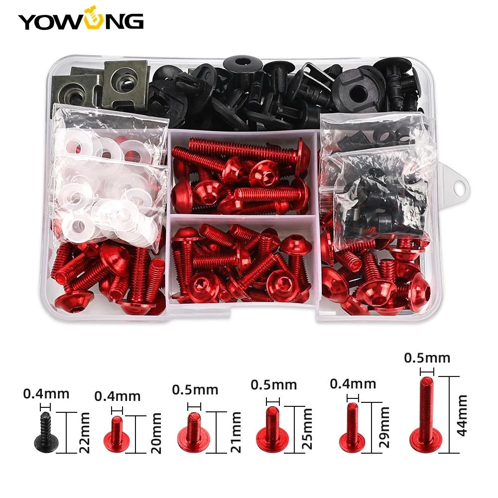 For Aprilia RSV4 Tuono V4 Tuareg 660 RS 660 Shiver 900 Dorsoduro 900 Mana 850 Fairing Bolts Screws Kit Fastener Bodywork Screws
