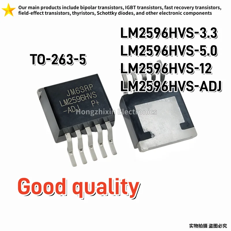 10PCS NEW Surface mount voltage regulator chip LM2575HVS-3.3 LM2575HVS-5.0 LM2575HVS-12 LM2575HVS-ADJ TO-263-5