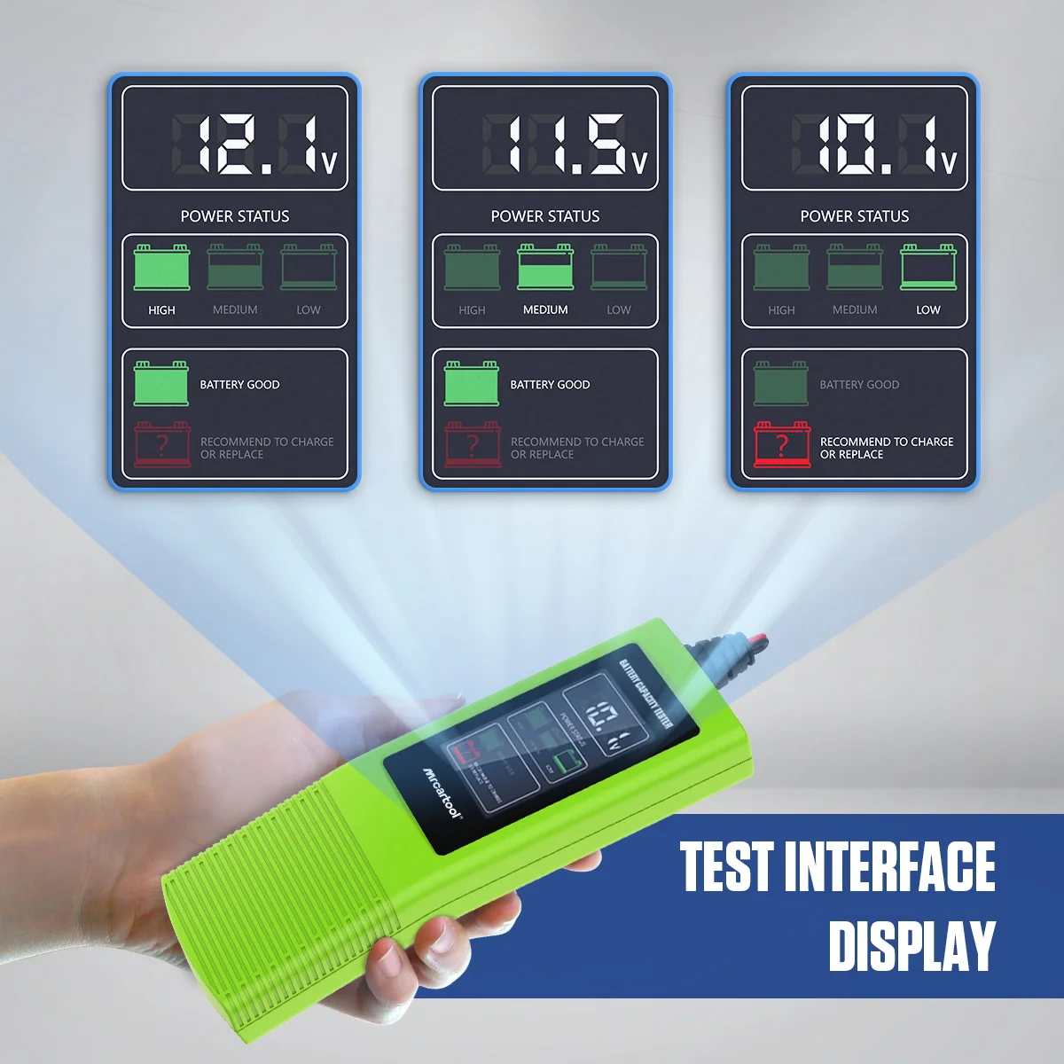 MRCARTOOL B70 Auto Power Kapazität Tester 12V 24V Elektrische System Diagnose Power Scan Tool Auto Batterie Spannung Tester analysator – Detail 4