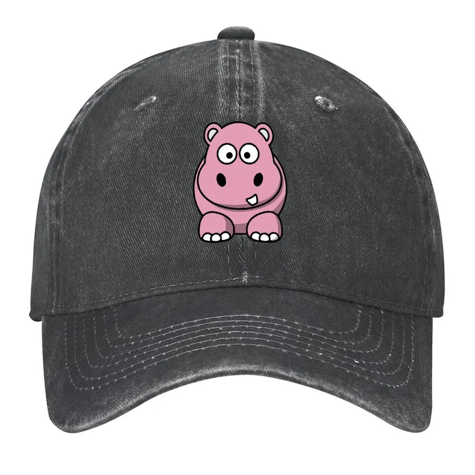 

Pink Baby Hippo, Hippopotamus, Legendary Hippo Baseball Cap tea Hat Bobble Hat beach hat Women's Beach Outlet 2025 Men's