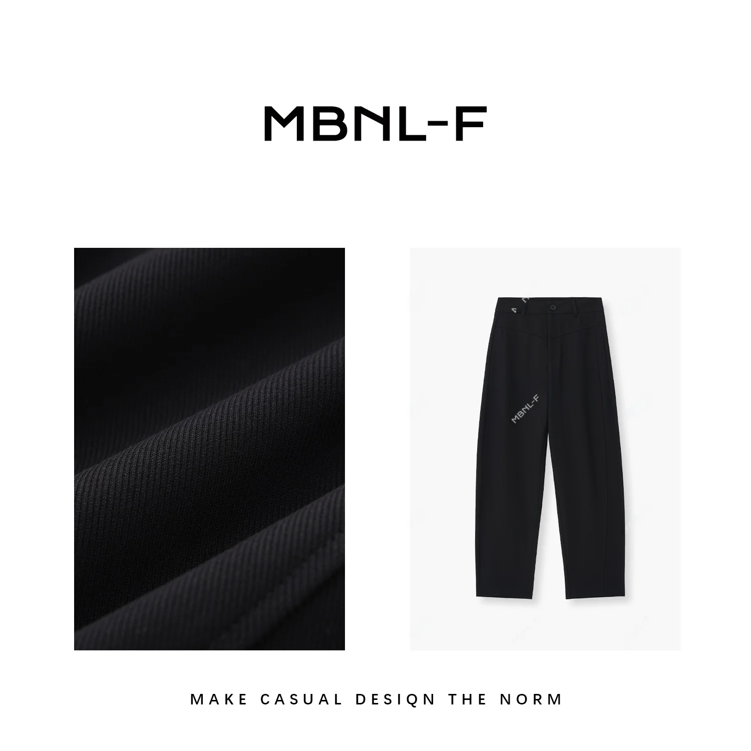 

MBNLF Spring 2024 High Waist Bla Casual Pants New Arrival Knife Wide Leg Trousers for Women Ethnic Stage Costume