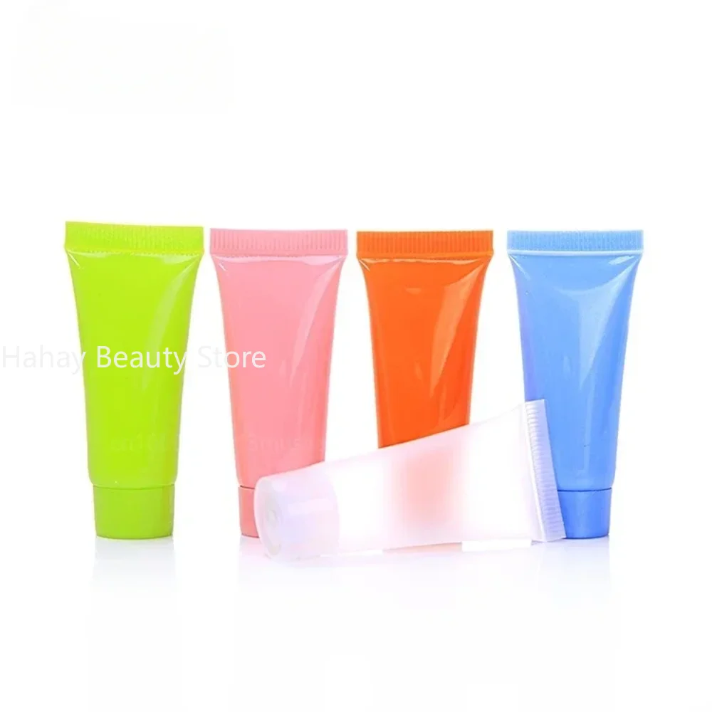 5/10ml Cosmetic Soft Tube Plastic Lotion Containers Empty Makeup Squeeze Tube Refilable Bottles Emulsion Cream Packaging