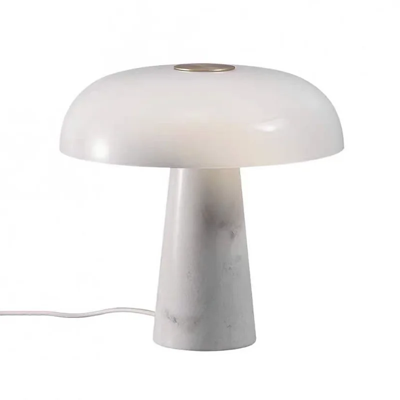 Modern simple marble bedroom bedside living room study model room glass light luxury desk lamp