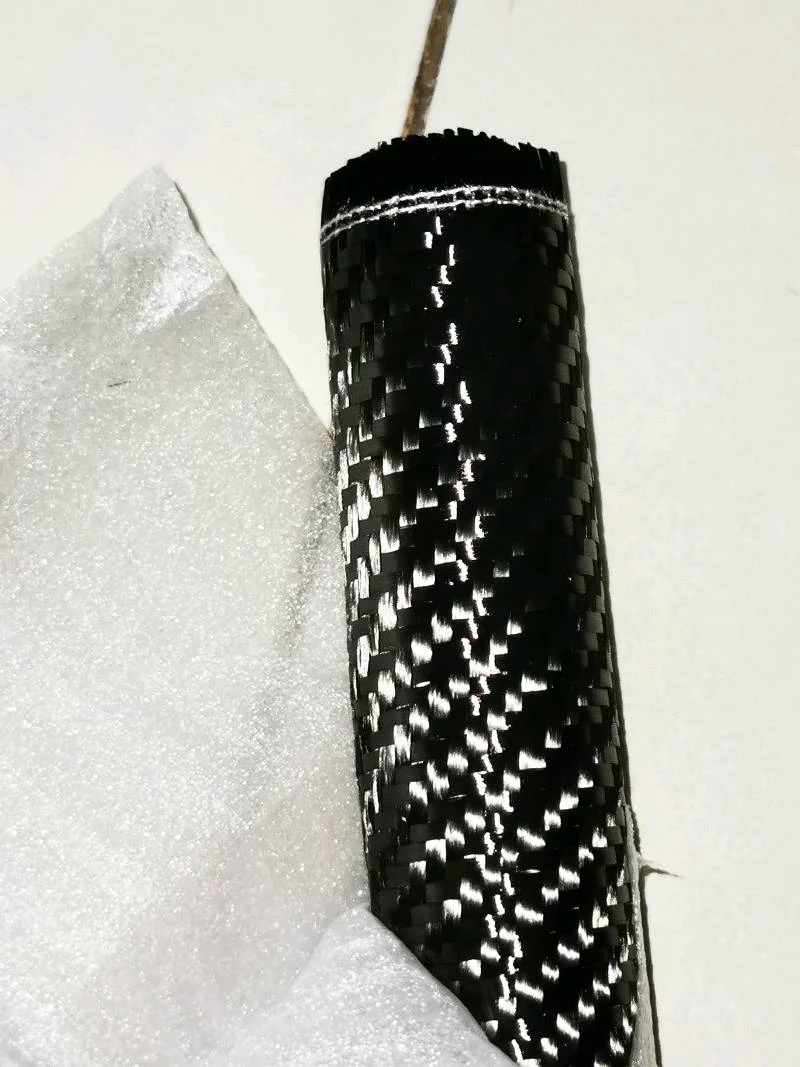 3k 200gsm T300 real carbon fiber fabric cloth 2x2 twill weave width 20cm / 8inch wide fabrics