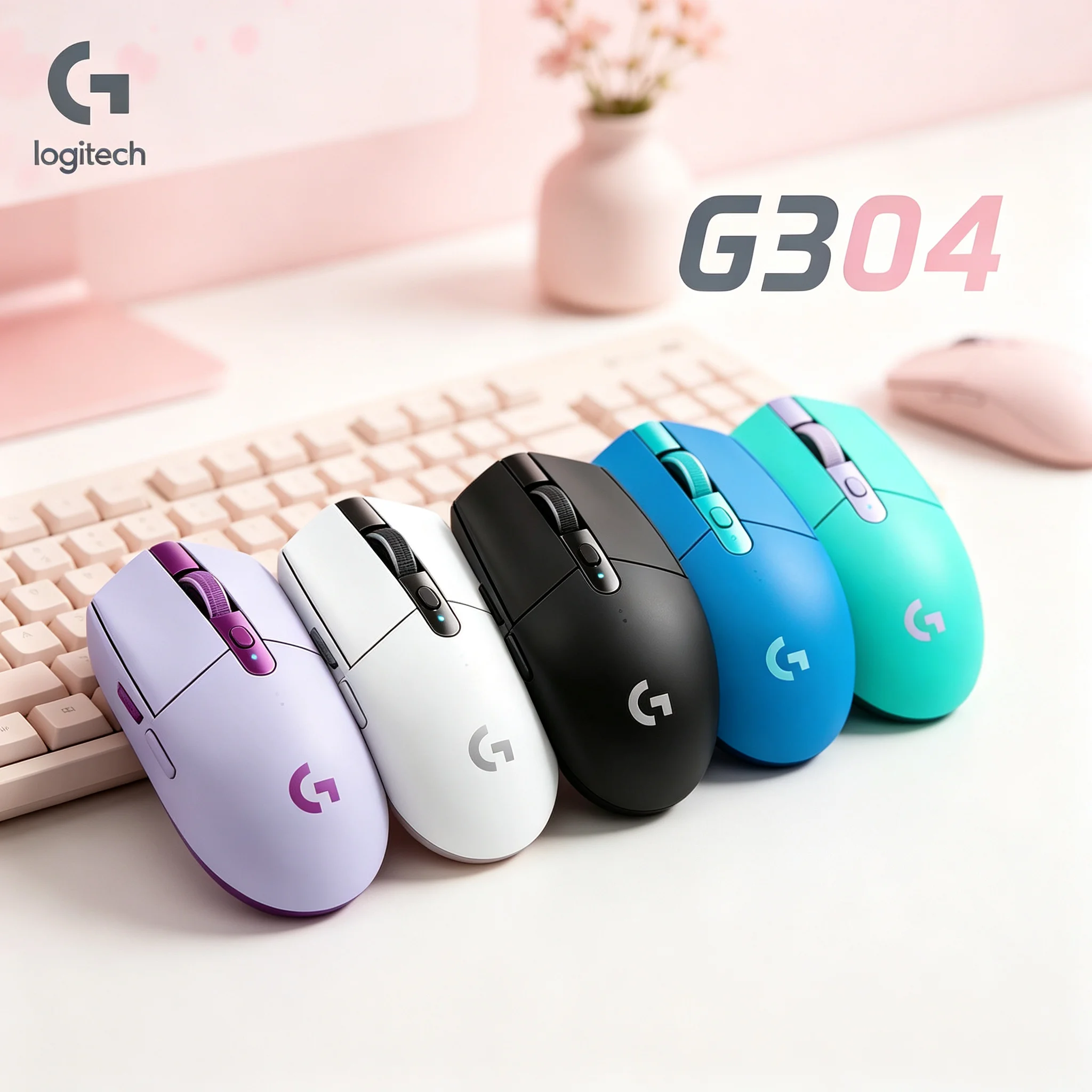Logitech G304 Wireless Gaming Mice Wear‑Resistant Micro‑switches for Repeated Shooting in Fortnite CS2 Valorant Games