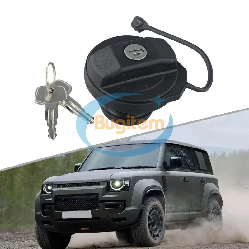 New Fuel Tank Cap Lock With 2 Keys For Land Rover Defender 90 110 130 2004-2018 LR075664 LR032977 Locking Fuel Filler Cap