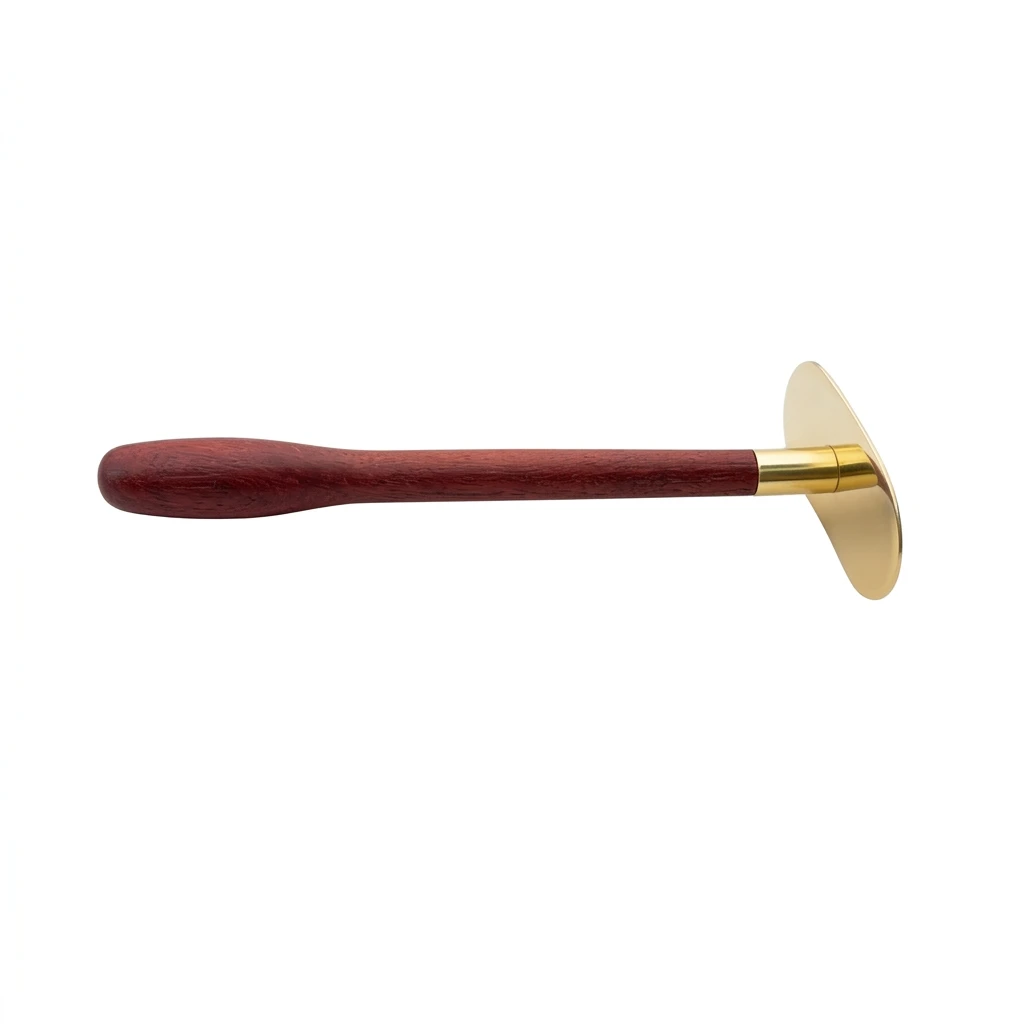 Pure Brass Gua Sha Board for Home Wellness Adults Long Handle Body Massage Tool Back Scraping Manual Health Care Durable TO