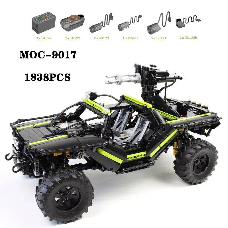 

Classic MOC-9017 Super Off Road Vehicle High difficulty Splicing 1838PCS Adult and Children's Building Block Toy Birthday Gift