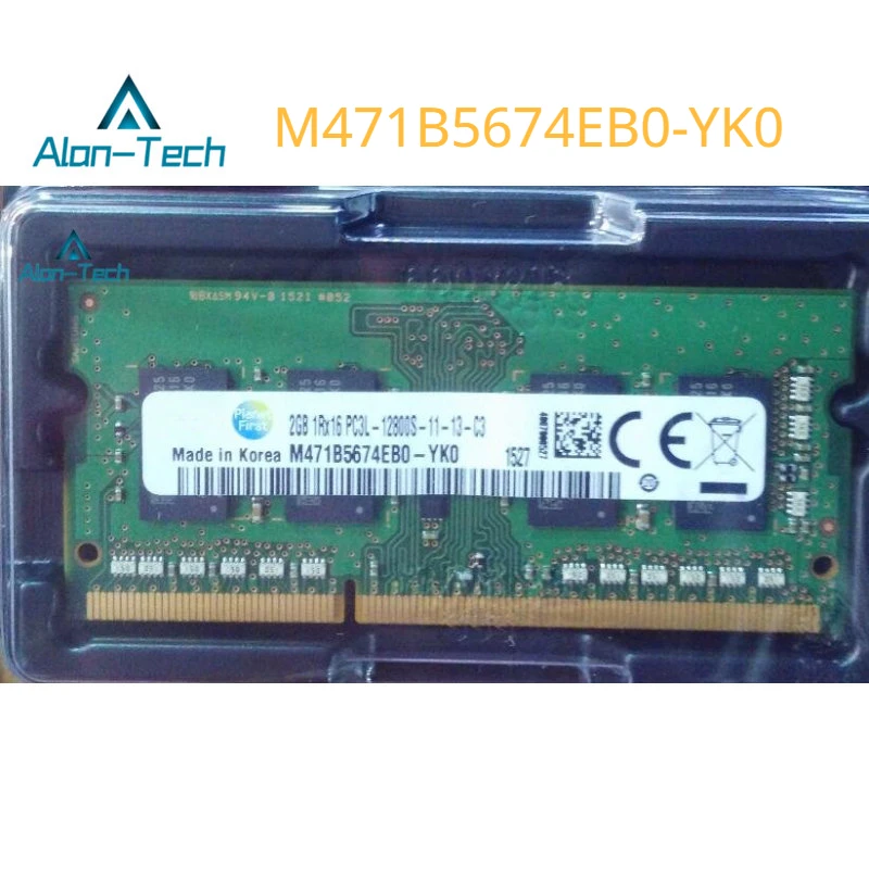 

New For Samsung 2GB 1RX16 PC3L-12800S-11-13-C3 M471B5674EB0-YK0 RAM