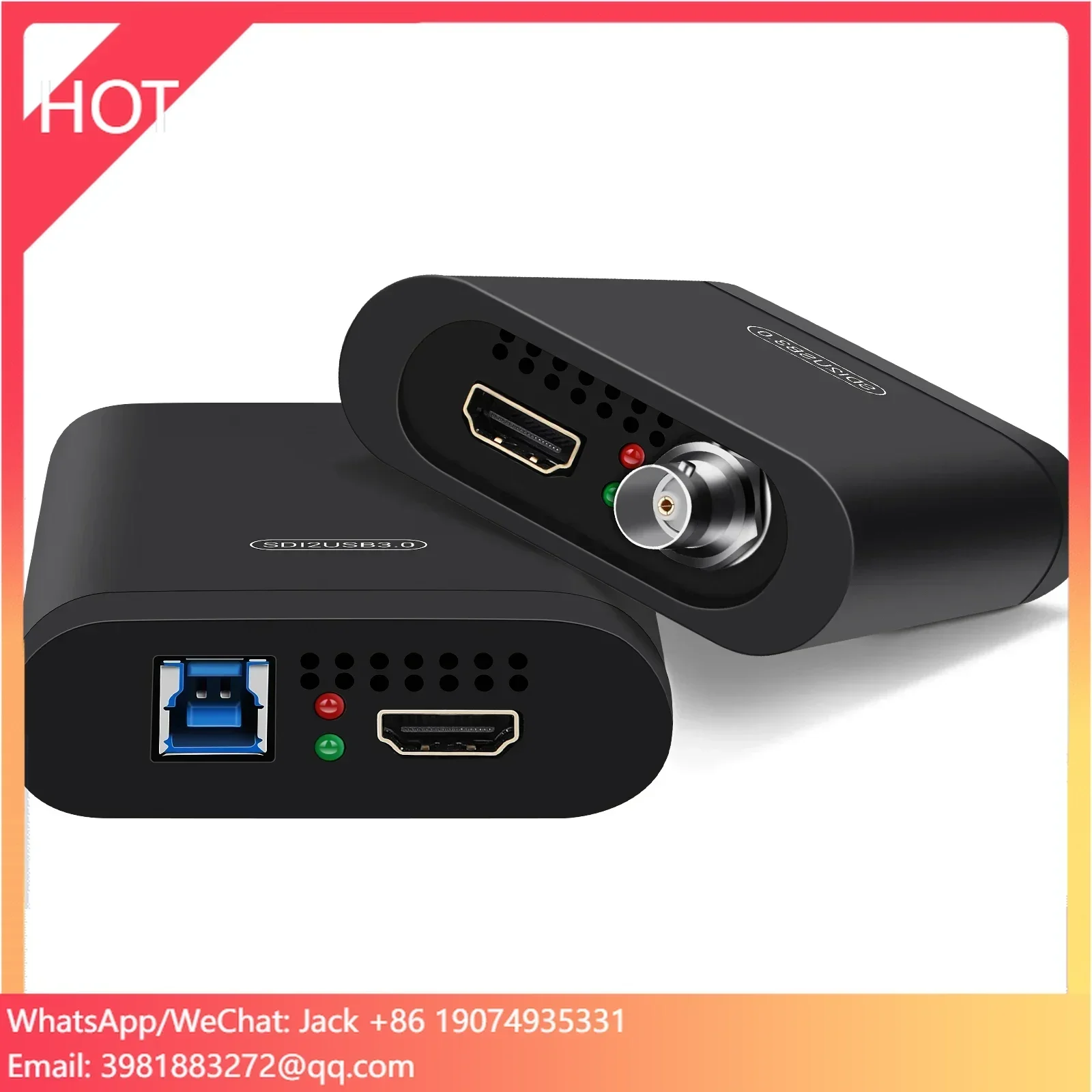 URay USB Video Capture Card with  or SDI Input PC Laptop ipad Game Capture at 1080P@60fps