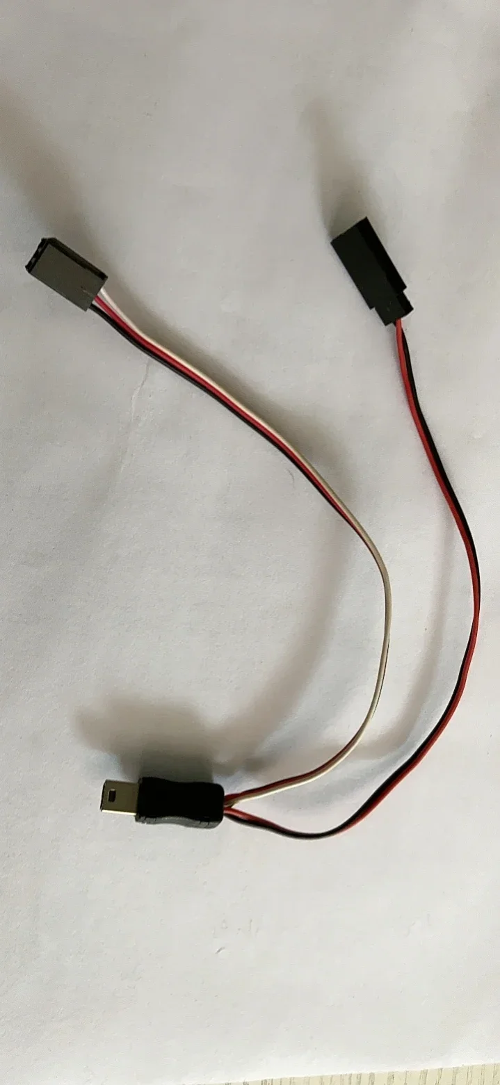 FPV AV Mini USB Out Cable power supply (JR Futaba servo)wire adapter for GoPro Hero runcam 2 Sport camera RC car gimbal VTX