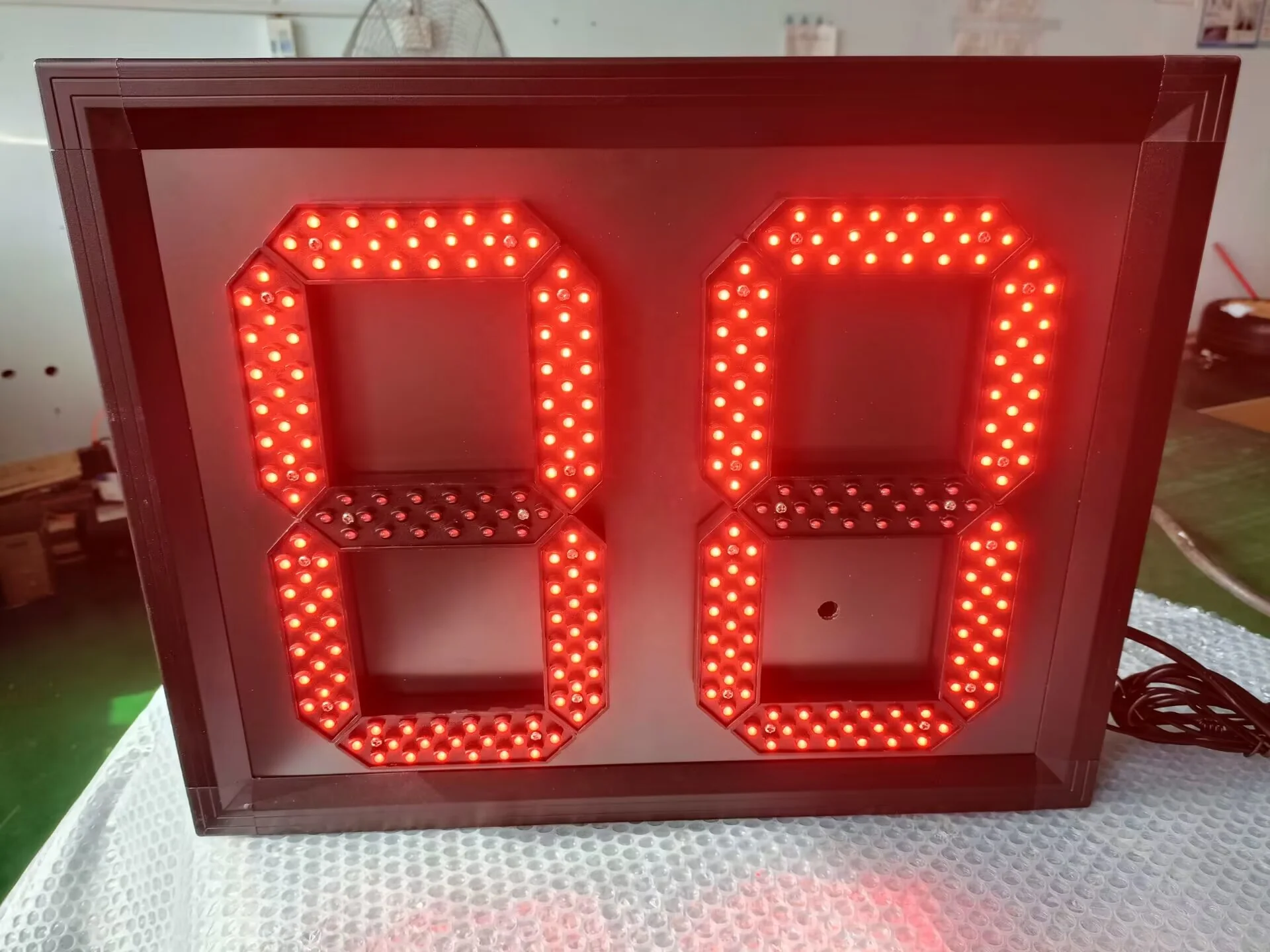 24 Second Basketball Light Emitting Diode Timer Indoor Remote Buzzer 2 Digital 24 Second Countdown Shooting Clock