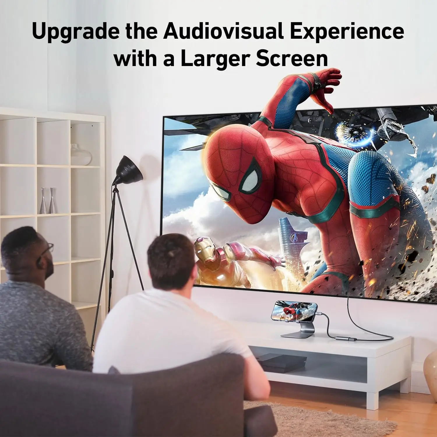 USB C to HDMI Adapter 4K@60Hz Cable [Thunderbolt 3/4 Compatible] with iPhone 15 Pro/Max,MacBook 2023, iPad Pro, iMac, S23, XPS - view 4