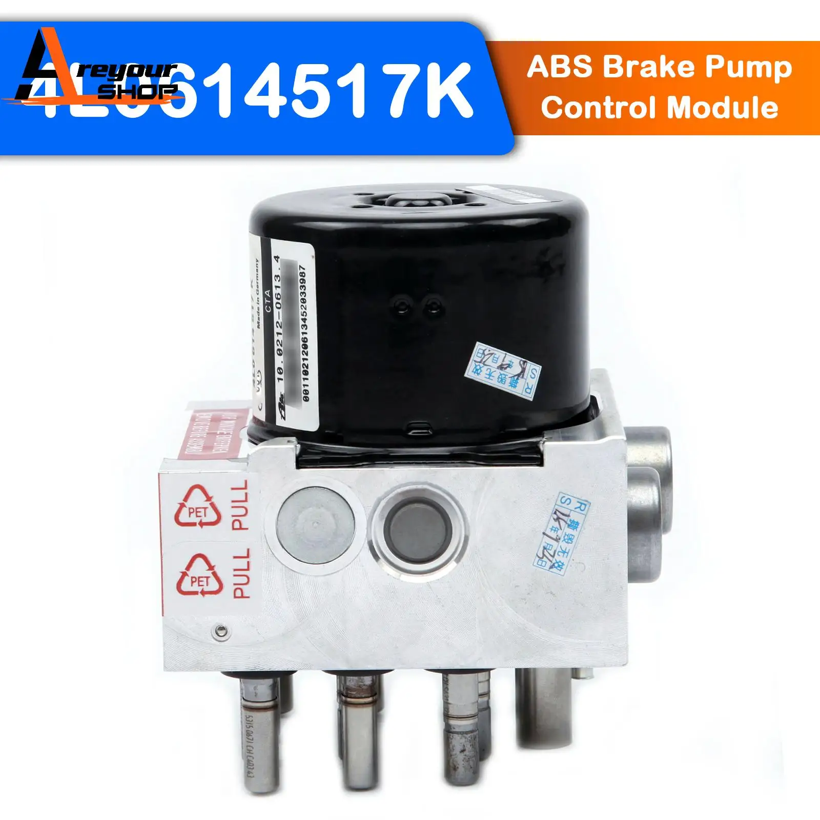 Areyourshop 4L0614517K ABS Módulo de controle da bomba de freio para Audi Q7 hidráulico 2007 2008 2009 2010 2011 2012 2013 2014 2015