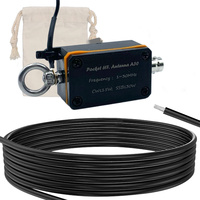 A30 1-30MHz Pocket HF Antenna Shortwave Antenna Inverted V Horizontal Balun Long Line Wideband End-fed
