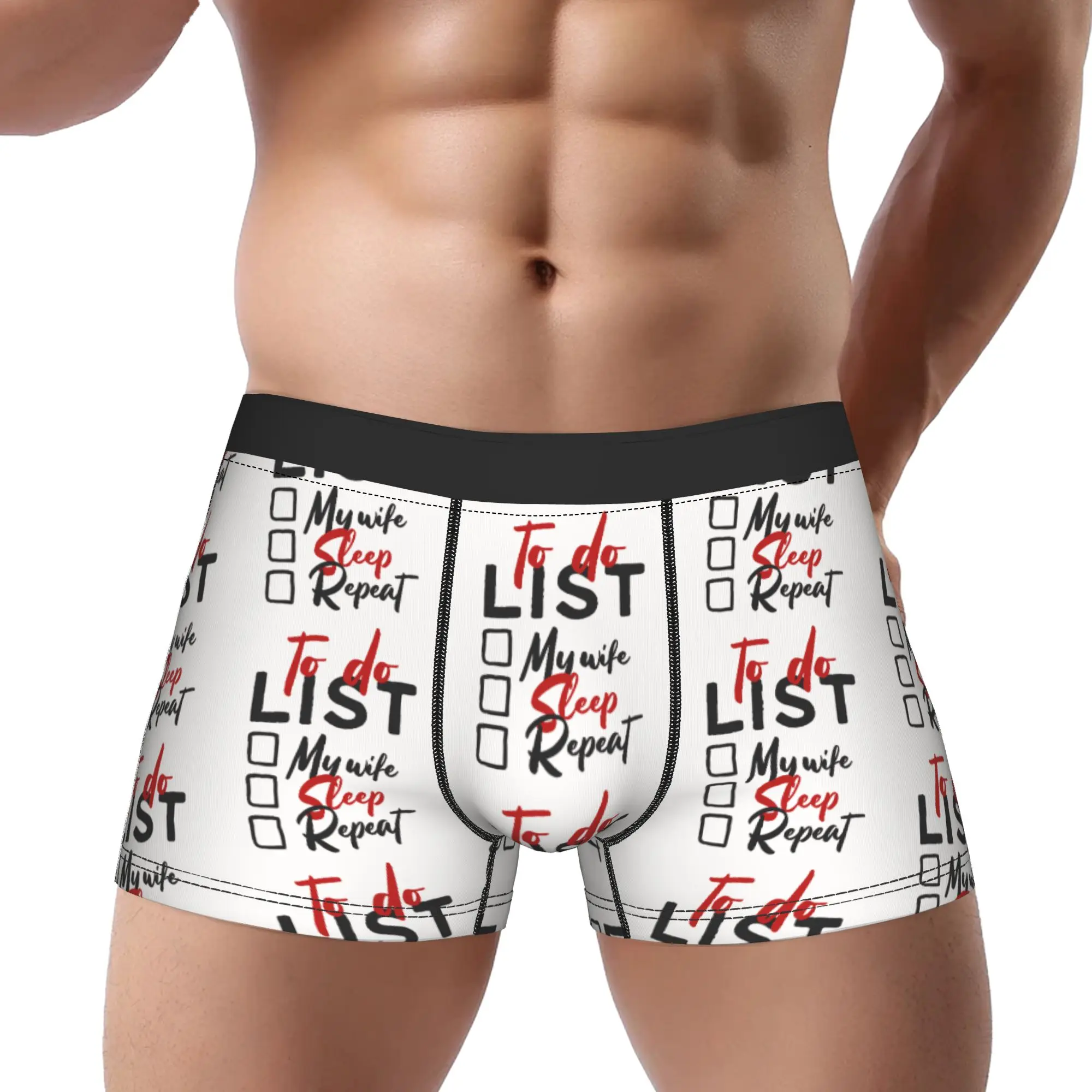 

Список дел: Мужские трусы-боксеры из полиэстера с принтом