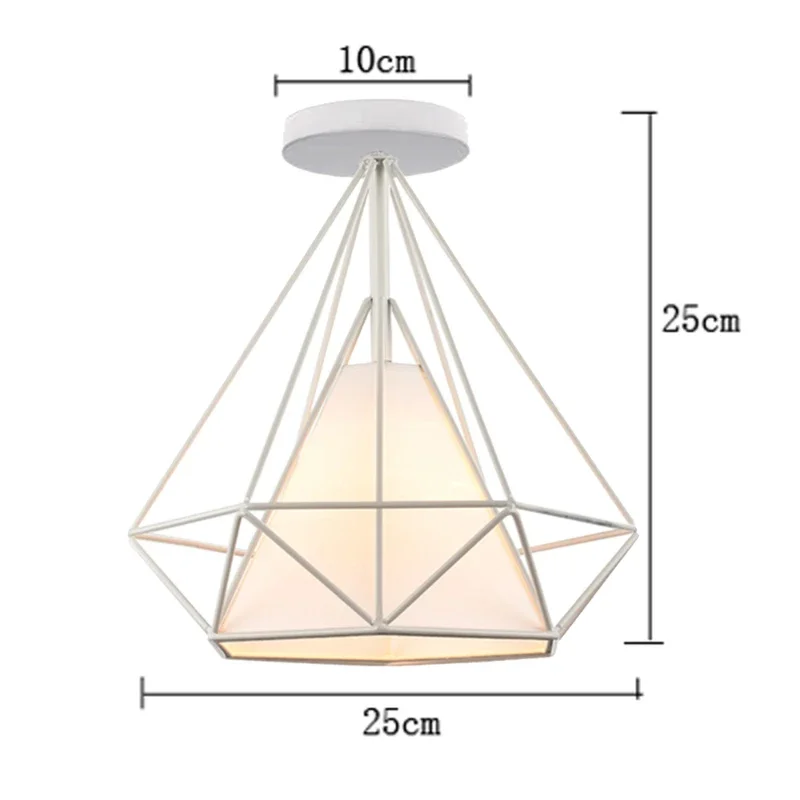 Led-deckenleuchte Moderne Balkon Gang Lampe Vintage industrielle Retro Loft Kronleuchter Lampe Schatten Plafonniers Home Küche Dekor