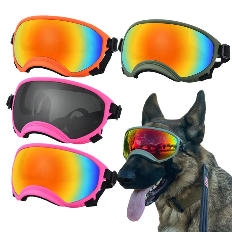 

Pet Glasses Sunglasses Dog Sunglasses Medium and Large Military Dog Ski Goggles Windscreens Sunscreen and Tide-up Accessories