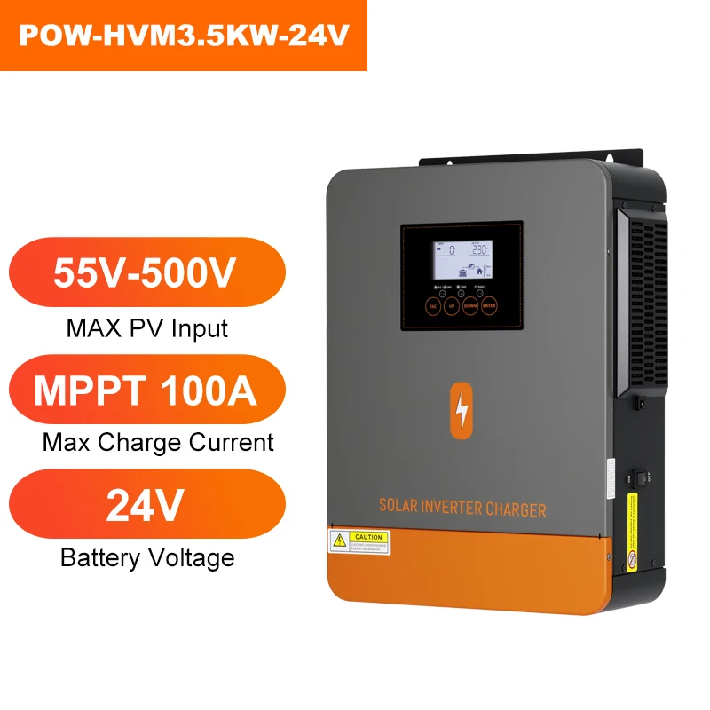 PowMr 13.2KW 7KW 3.5KW 2.5KW Hybride Solar Inverter 48V 24V 12V 220V Off Grid Inverter MPPT 160A 135A 100A Solarlader voor loodzuur- en LifePO4-lithiumbatterijen